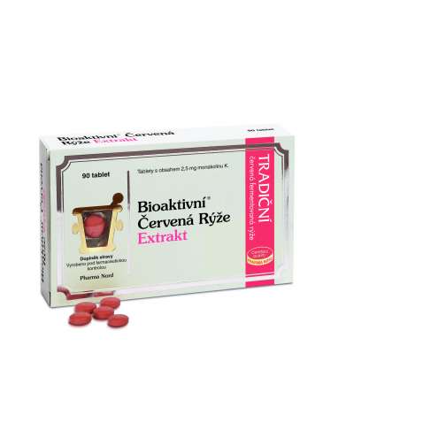 PHARMA NORD Bioaktivní Červená Rýže Extrakt, 90 tablet